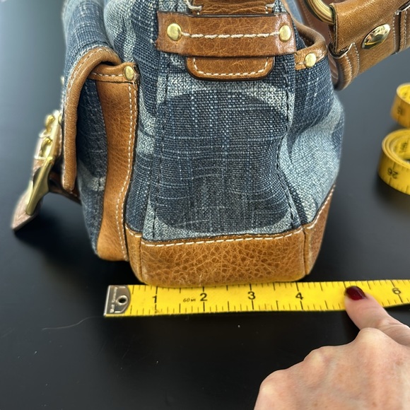 Vintage Coach Denim and Leather Bagette - Picture 12 of 15